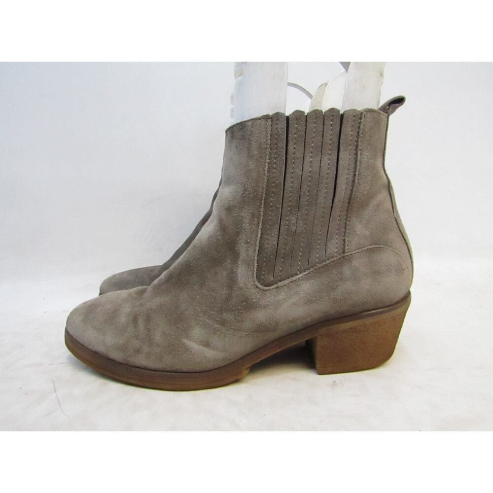 Kanna Womens Sz 39 EUR Light Brown Suede Chelsea Ankle Boot Bootie